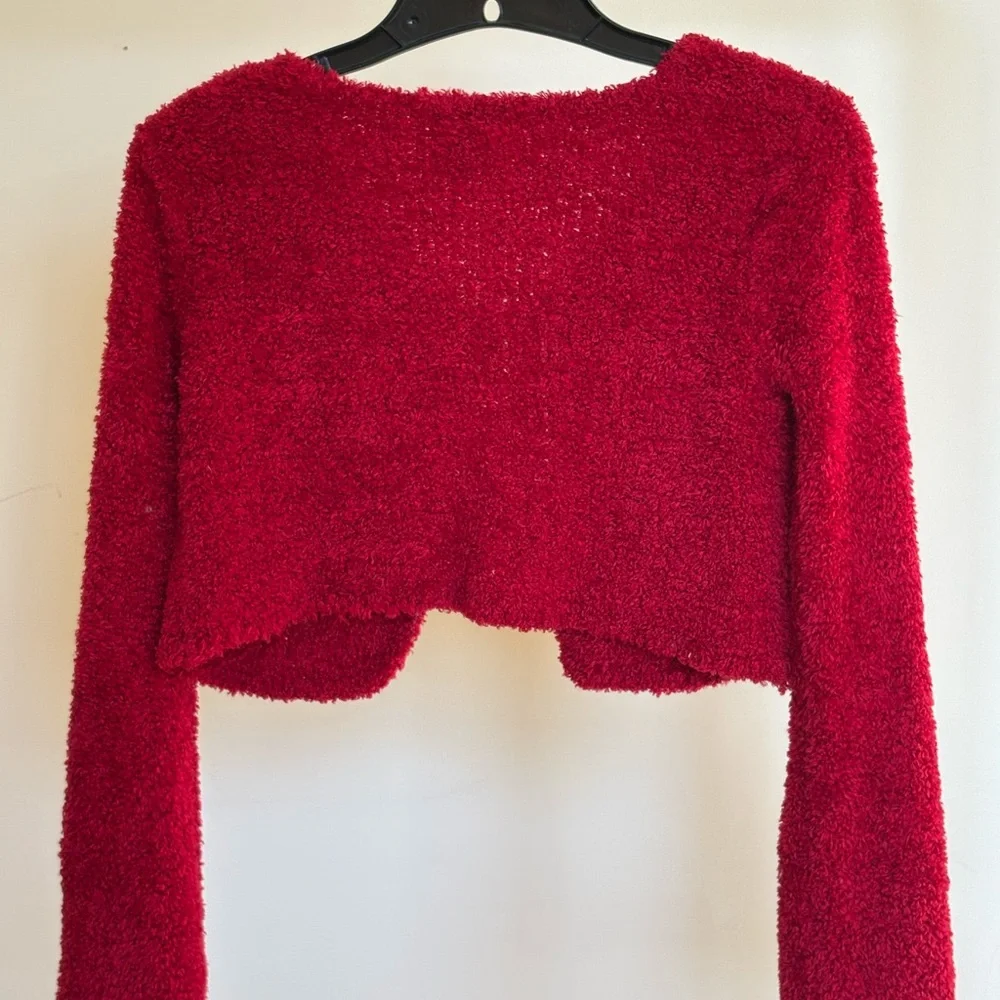The Children’s Place Red Textured Cardigan